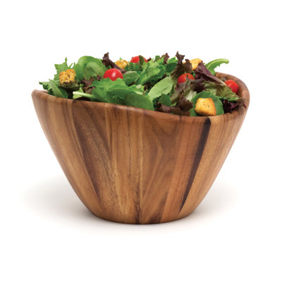 Loon Peak® Audreona Wood Salad Bowl