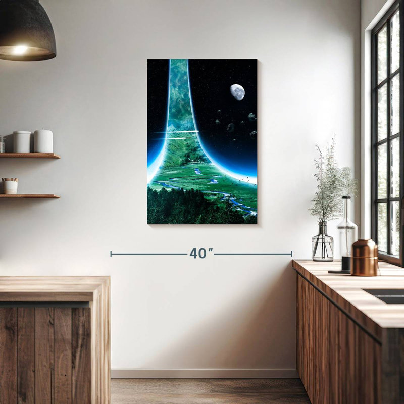 Kelan Ring World, 36" H x 24" W