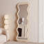 Wood Wavy Mirror-1255385913