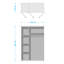 LANDVETTER 3 Door Wardrobe