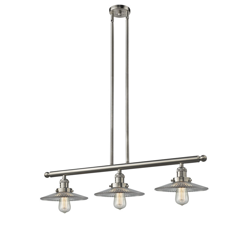 Miramontes 3 - Light Kitchen Island Pendant, Brushed Satin Nickel