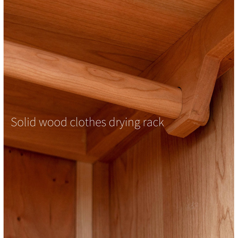 Garde-robe simple en bois