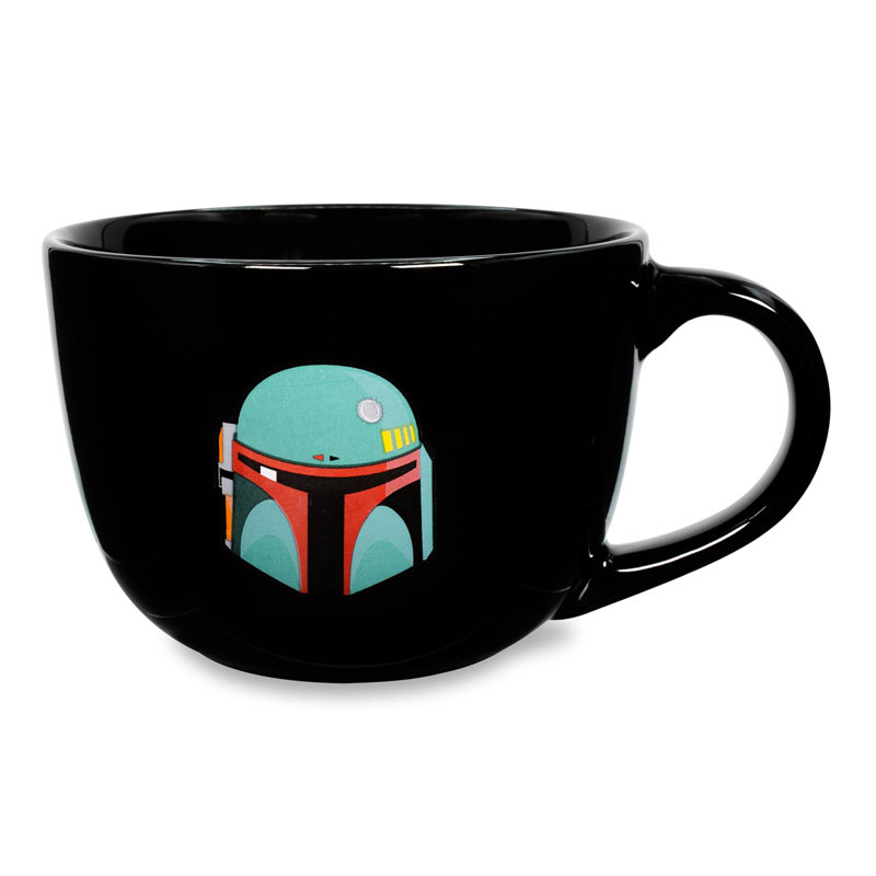 Tasse à soupe en céramique Star Wars: The Mandalorian Boba Fett | Peut contenir 24 onces