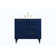 Baldwin 36'' Single Bathroom Vanity with Engineered Marble Top