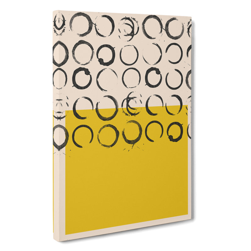 Block Print No.2 - Wrapped Canvas Painting, 50cm H x 35cm W x 3cm D