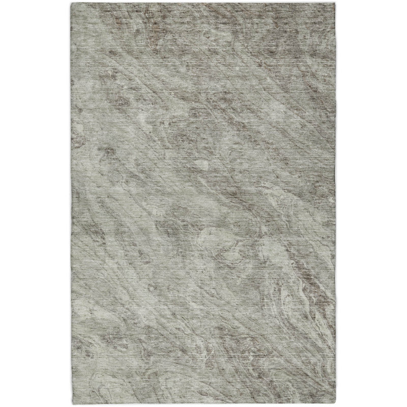 Tapis à poil long de qualité supérieure lavable à la machine ADS640, Taupe, 9' x 12'