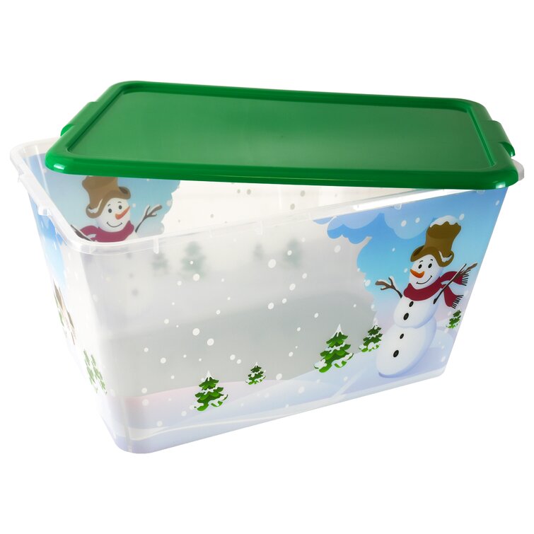  SIMPLYKLEEN 4-Pack Christmas Storage Totes with Lids