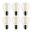 5.5 Watt (60 Watt Equivalent), G16.5 LED, Dimmable Light Bulb, Warm White E26/Medium (Standard) Base-124212543-124212542-124887639