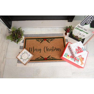 Non-Slip Christmas Outdoor Doormat