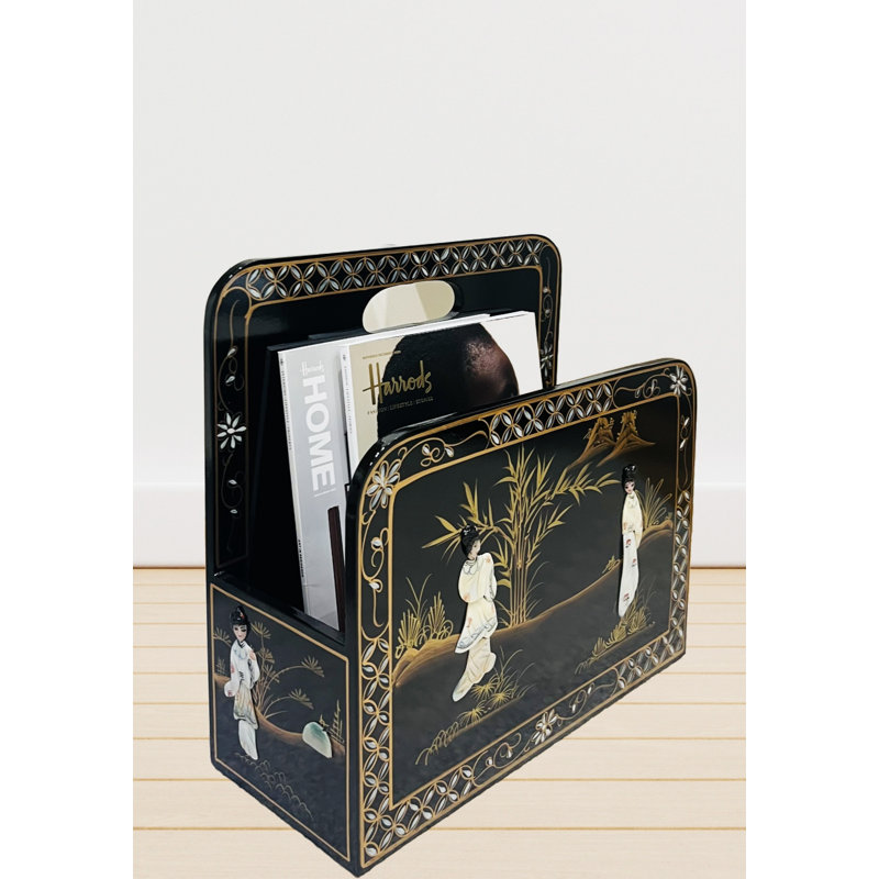 Mother Of Pearl Magazine Rack