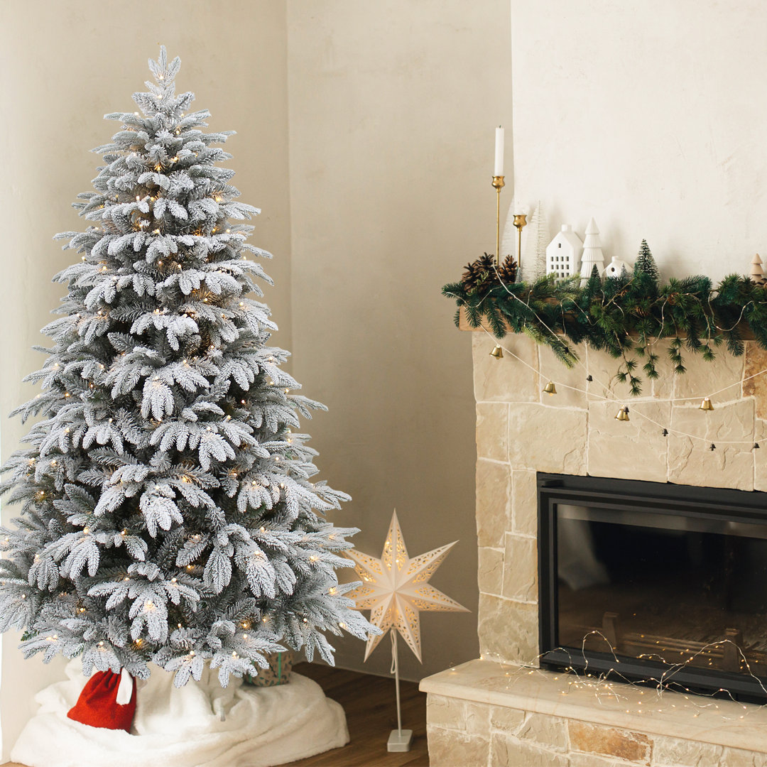 Ionna Lighted Artificial Spruce Christmas Tree - Stand Included The Holiday Aisle® 