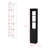 Linen Cabinet Marion, Bathroom, Black-1971922173
