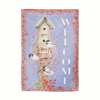Drapeau de jardin Chickadee Dee Dee