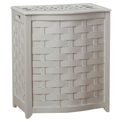 Wood Laundry Hamper with Handles