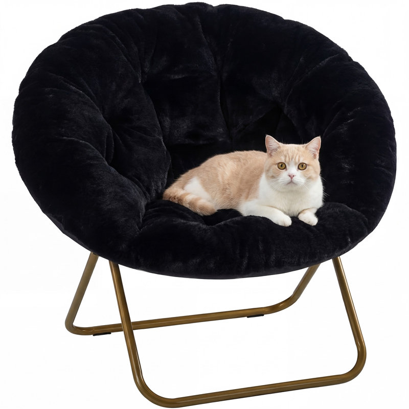 Chaise parsons de 35,89 po de largeur, Noir