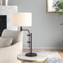 Possini Euro Design Modern Metal Cut Tree Table Lamp