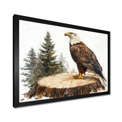 Gillean Eagle Silent Vigil In Summer - Eagle Wall Art