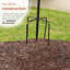 Piquet de 84 po H 84 po pour jardin, patio et pelouse