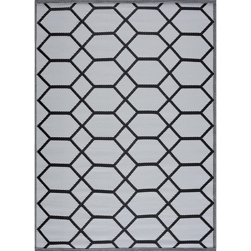 Geometric Indoor / Outdoor Rug, Rectangle 6' x 9'