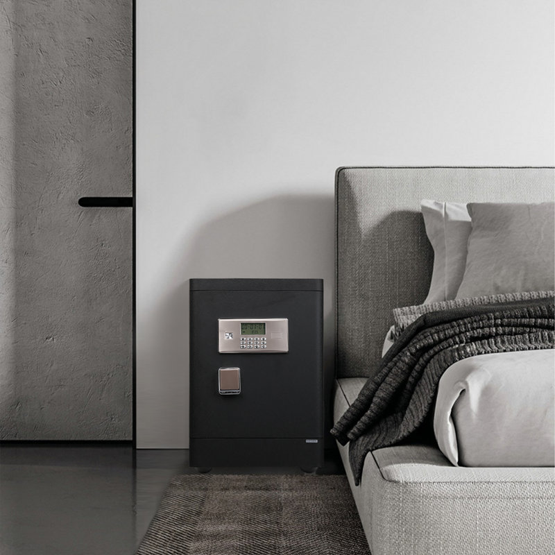 Armoire de coffre-fort verrouillable 3,38 pi cu, Noir