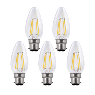 5W B22 Dimmable LED Candle Light Bulb