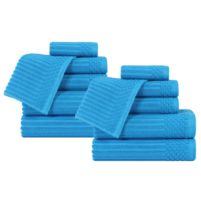 Ruvins 12-Piece Cotton Towel Set