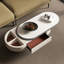 Table basse simple en marbre ovale