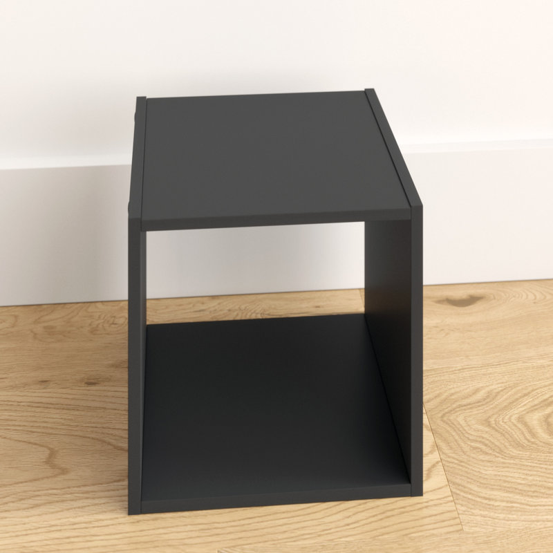 Swarna 30cm H x 30cm W Standard Bookcase, Black