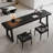 Modern Rectangular Solid Pine Wood Writing Desk