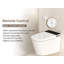 MEJE Wall Hung Smart Toilet Combo with Basic Intelligent Function, Auto Flush,Foot Kicking Flush, Heated Seat, Nightlight,  with Integrated Water Tank and In-Wall Carrier (No Need Additional Water Tank)