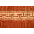 Gabbeh Kashkoli One-of-a-Kind 2'9" X 9'5" New Age Runner Wool Area Rug in Orange