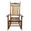 Chaise berçante balcon porche adulte chêne-1094150180