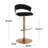 Loehr Adjustable Bar Stools with Rounded T Footrest-100480867-100480868