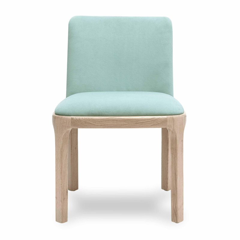 Chaise en velours Heather Performance, Bleu clair
