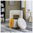 Chaeli Velvet Swivel Barrel Chair-1551897560