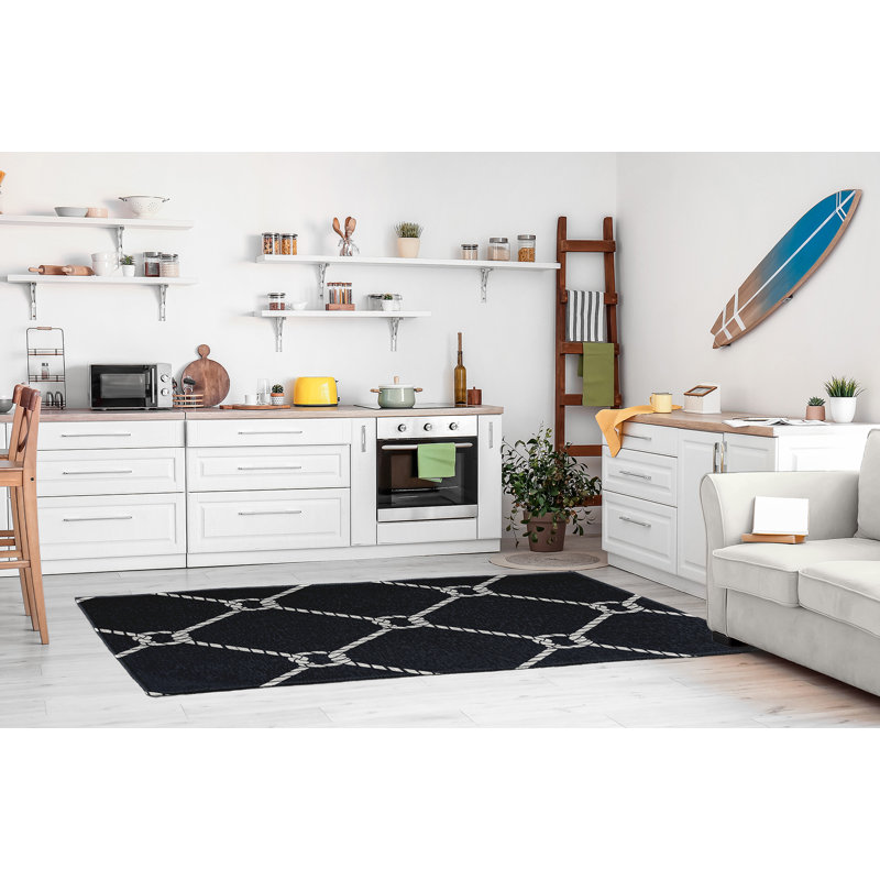 Agrim Chenille Geometric Indoor Rug, Rectangle 5' x 7'