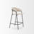 Burkeen Upholstered Counter Stool with Metal Frame-1872652698-1872652696