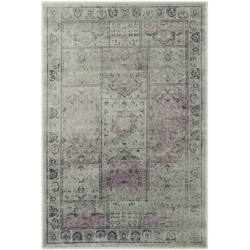 Ellsbury Oriental Viscose Hand Woven Area Rug, Rectangle 99 x 170cm