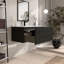 Meuble-lavabo mural simple 36 po avec comptoir en céramique 36 po-865575532
