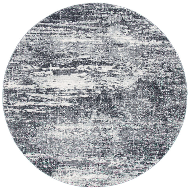 Acadia Performance Abstract Rug, Round 3'