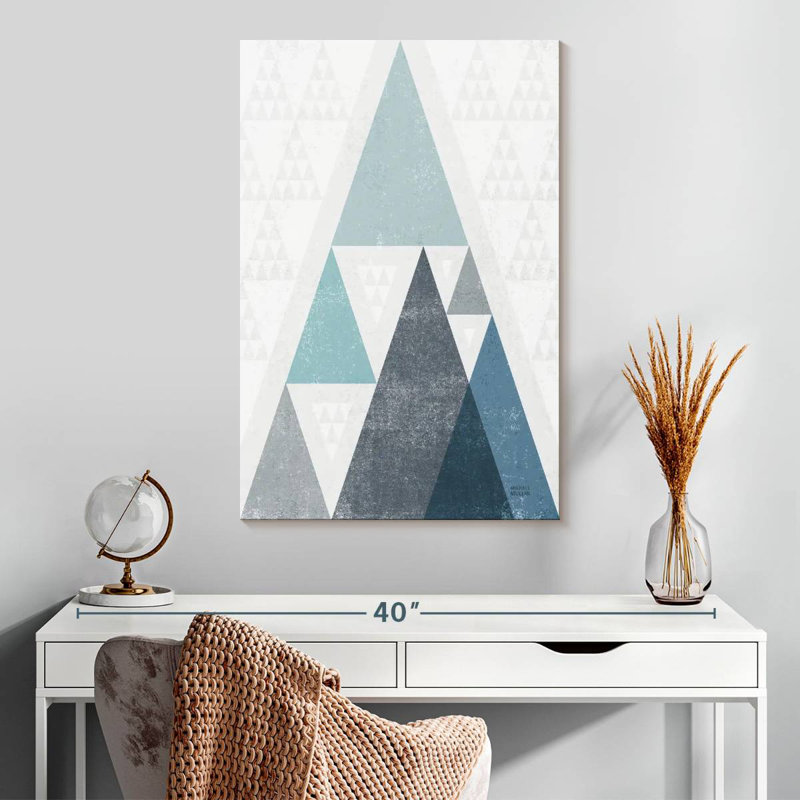 Avery Mod Triangles I, 30" H x 20" W