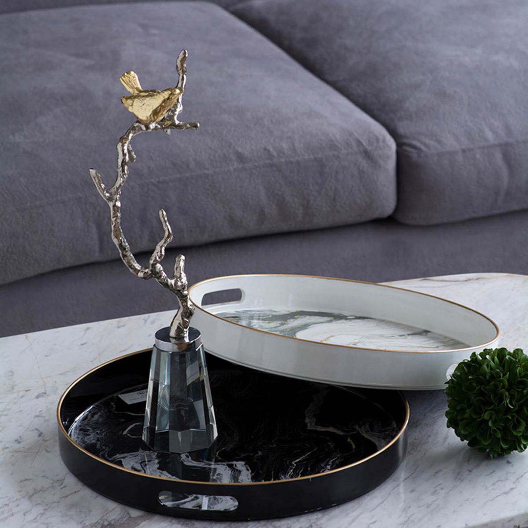 Macrae Plastic Tray (Set of 2) Willa Arlo™ Interiors