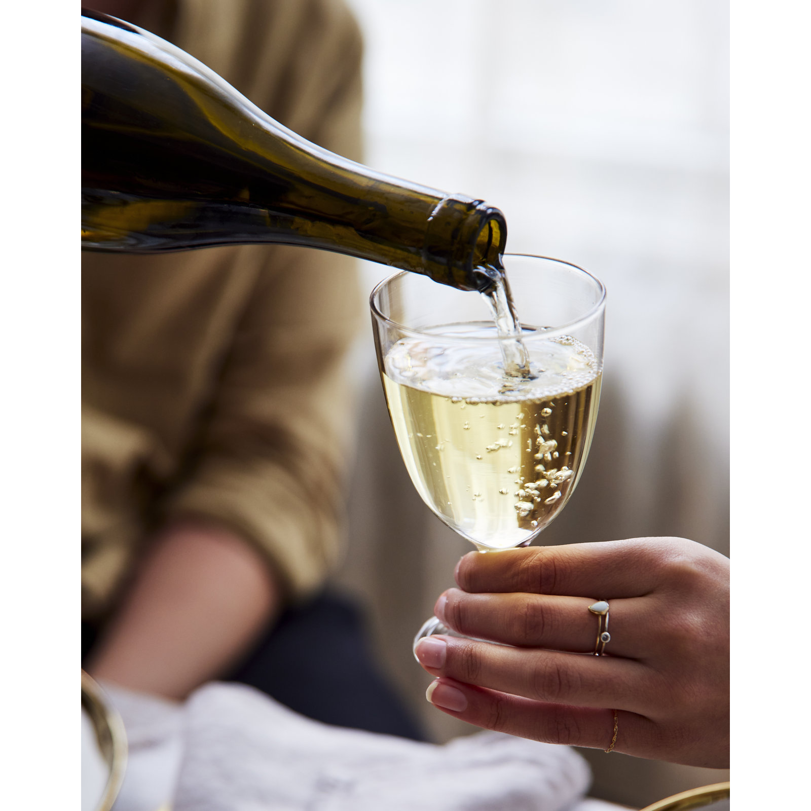 White Wine Glass, Clear