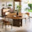 Fermin 59.05 Inch Round Dining Table Set-786134730-786134731