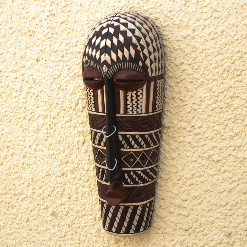 Décoration murale masque africain