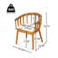 Ensemble de 2 fauteuils de salle à manger Klismos