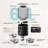 Automatic Cat Food Dispenser with 3 Bowls for 3 Cats & 6L Volum Capacity, 2.4G WiFi with APP Remote Feeding-112273343