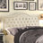 Adjustable Headboard with Fine Linen Upholstery and Button Tufting for Bedroom-797980015-797980010