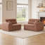 Canapé compact en chenille tissée compacte sans assemblage-901251205