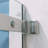 Semi-Frame Single Sliding Shower Door,Stainless Steel ,Thick Tempered Clear Glass-112517991
